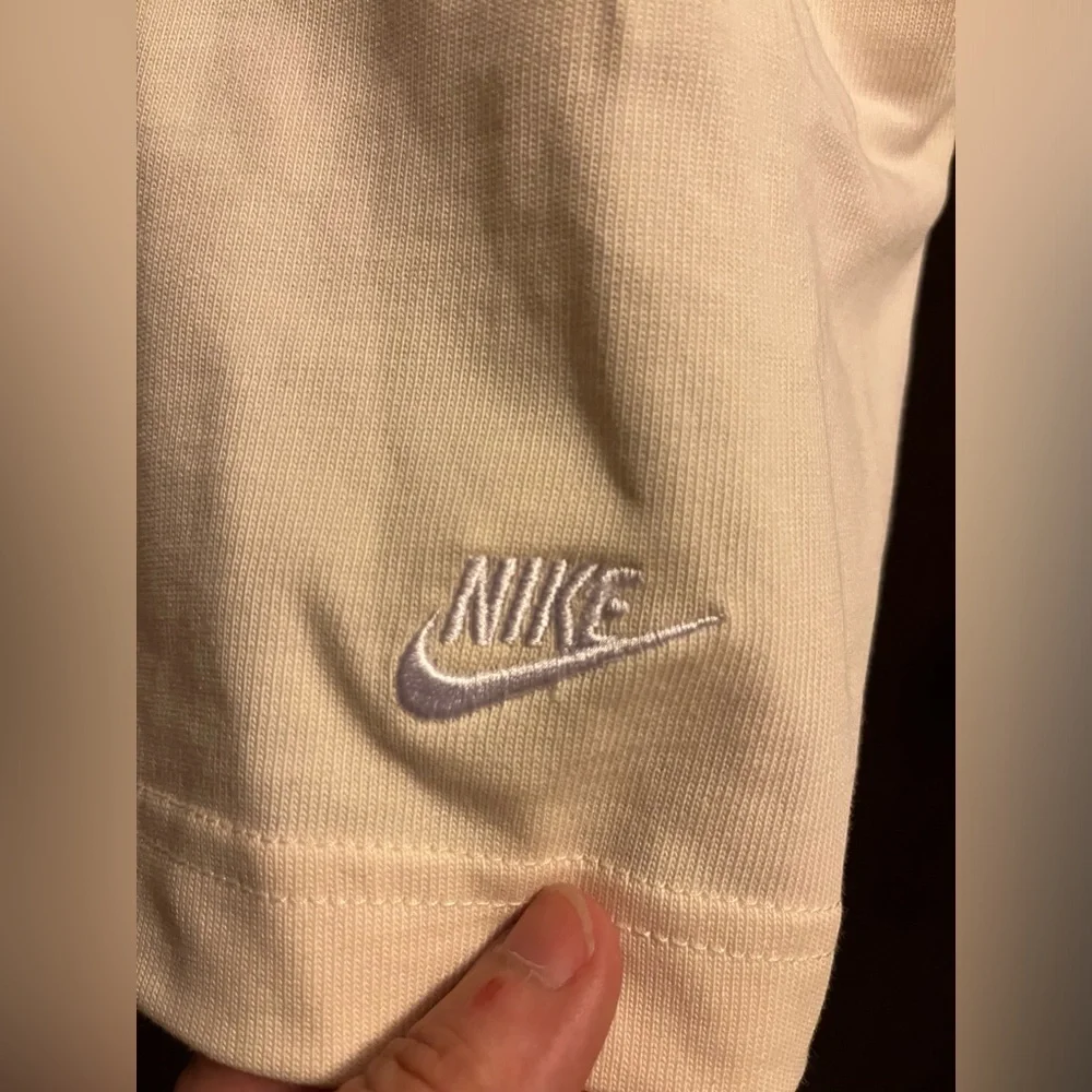 Nike Romper/Jumper/1pc Scoop Neck Snap Buttons Cream/Khaki Pocket Elastic NWT